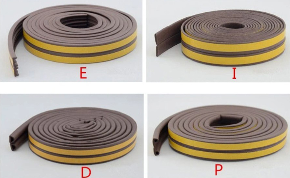 D Shape Self-Adhesive Rubber Seal Strip