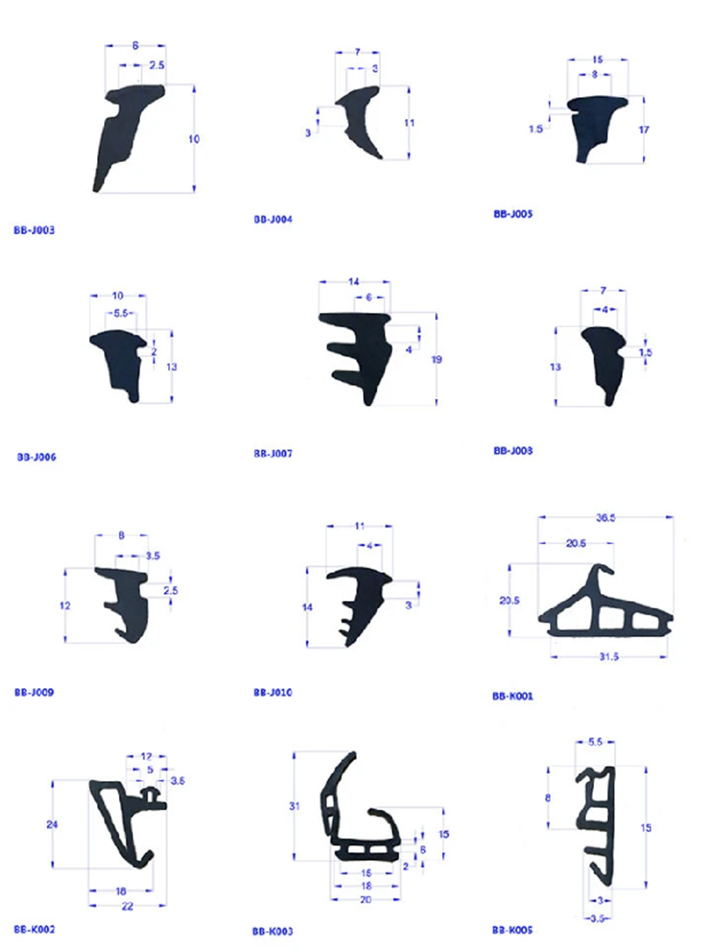 rubber gasket sealing strip1